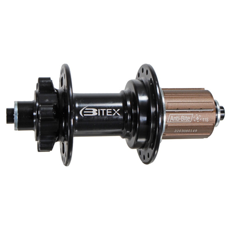 BLEM SHED – Bitex Hub Rear, 6B Disc (MTR12) QRx135mm, HG, 32h, Black