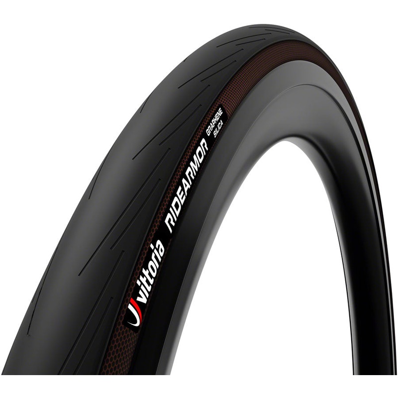Vittoria Ride Armor Tire – 700 x 34 Tubeless Folding BLK Graphene + Silica G2.0