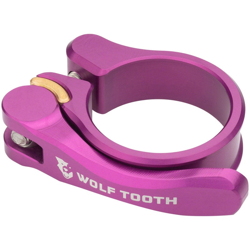 Wolf Tooth Components Quick Release Seatpost Clamp – 36.4mm Purple
