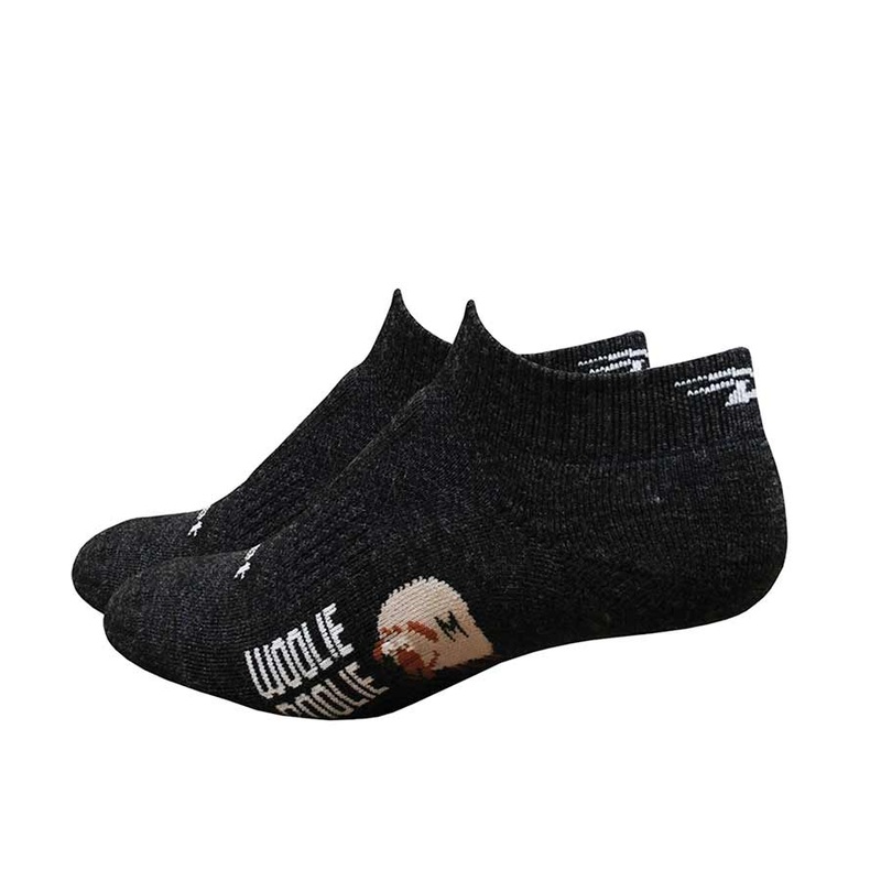 DeFeet Woolie Boolie 1″ Socks Charcoal S Pair