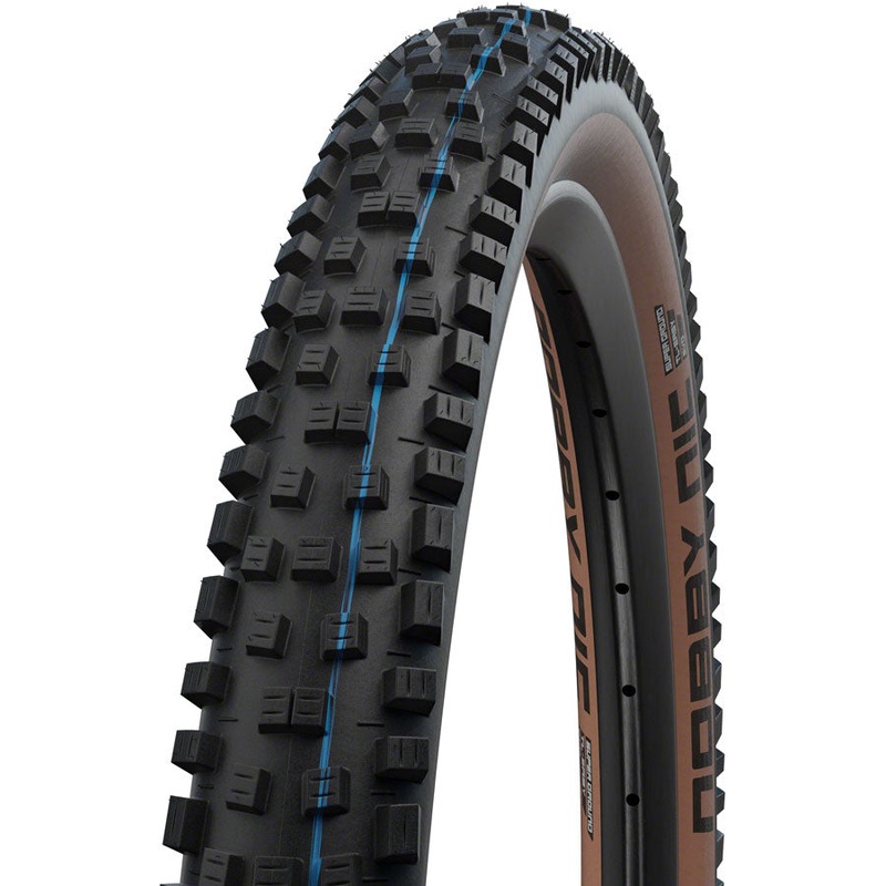 Schwalbe Nobby Nic Tire – 29 x 2.4, Tubeless, Folding, Black/Bronze, Evolution Line, Super Ground, Addix SpeedGrip