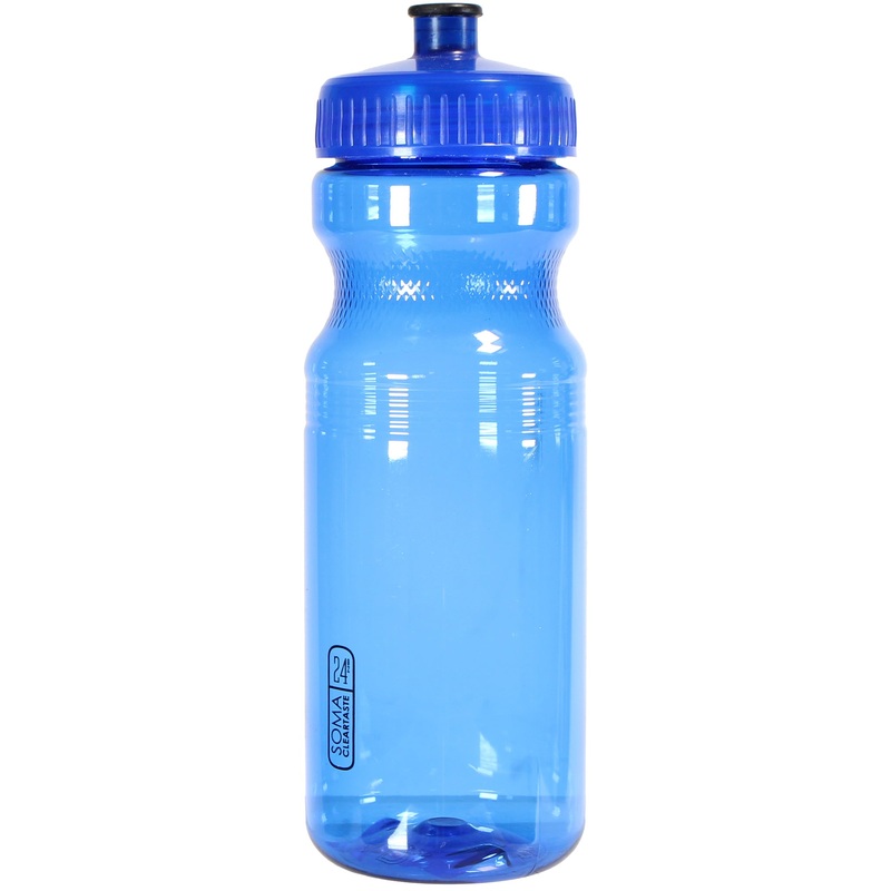 Soma Clear Taste Water Bottles  24oz Plastic-Free, Leak-Proof, BPA-Free Hydration Bottles with Wide-Spout & Versatile Colors for Cycling & Active Use