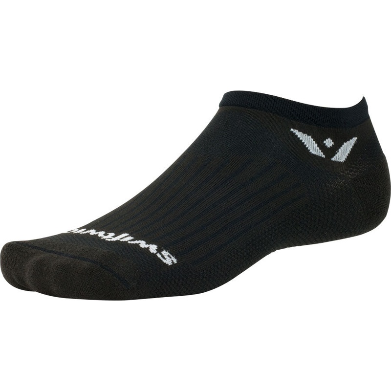 Swiftwick Aspire Zero Socks – No Show Black X-Large