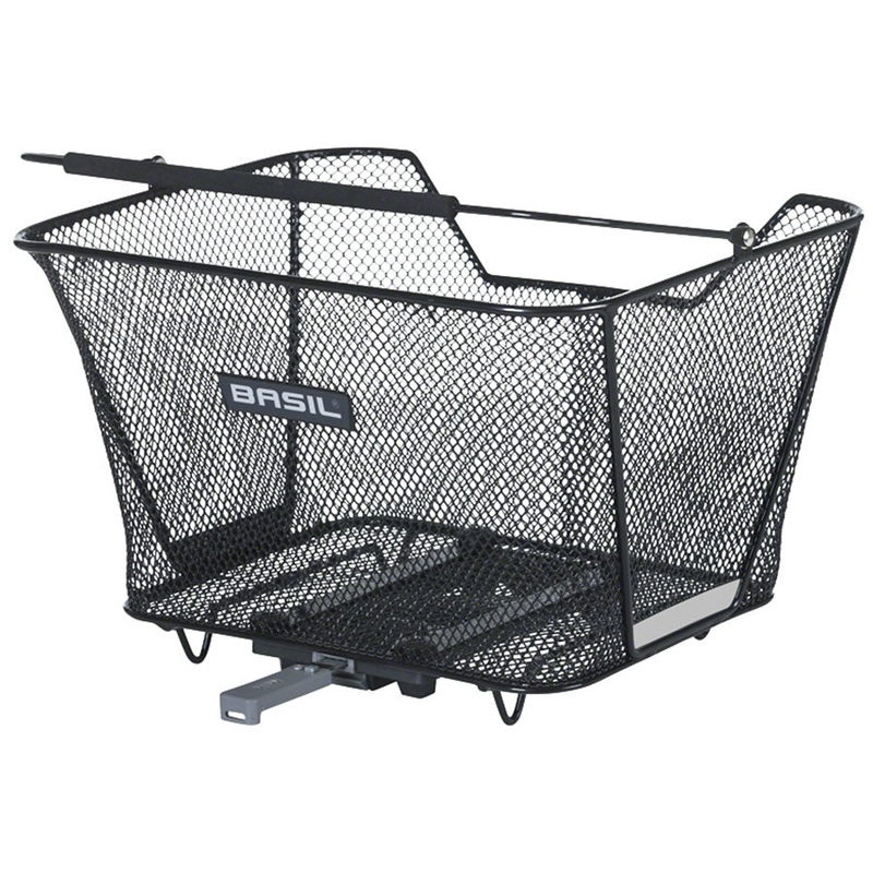 Basil Lesto MIK Rear Basket – Black