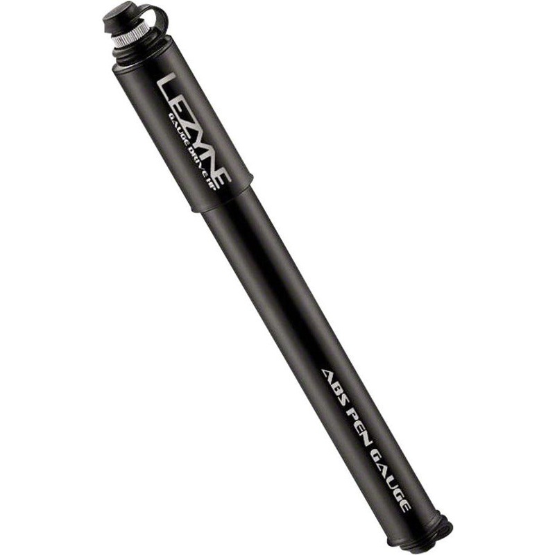Lezyne Gauge Drive HP Frame Pump with Alloy Bracket Mount 120psi Presta/Schrader 232mm