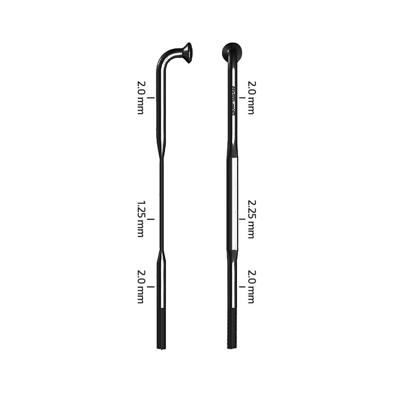 Zipp CX-Sprint Black J-Bend TCS Spokes Sapim CX-Sprint Black Length: 236 3pcs