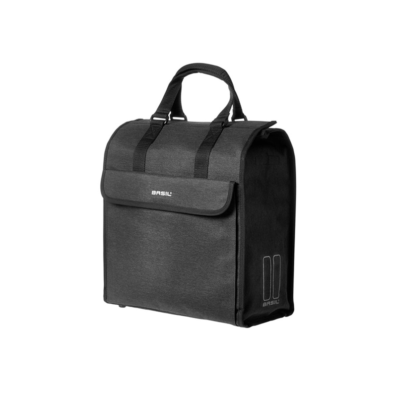 Basil Mira Shopper Pannier Bag – Black