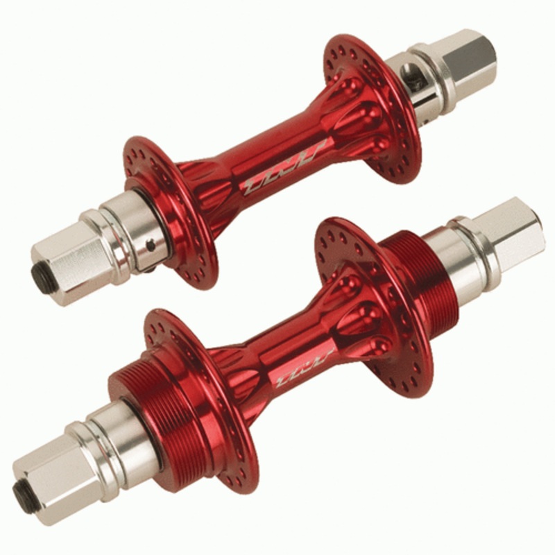 TNT Derringer Sealed BMX Flip/Flop Freewheel Hubset – 36h – 3/8″ axle – Red