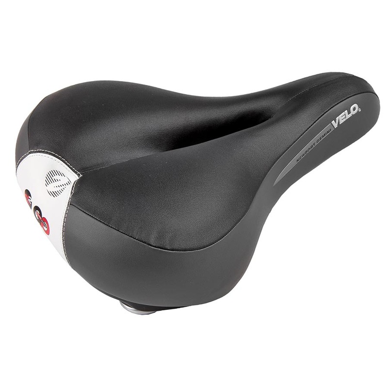 Velo Newport Gemini Saddle 270 x 211mm 858g Black