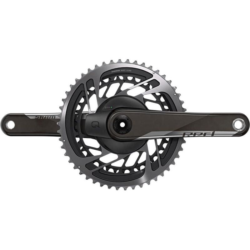 SRAM, Red AXS Quarq, Power Meter Crankset, Speed: 12, Spindle: 28.99mm, BCD: Direct Mount, 48/35, DUB, 175mm, Black, Road