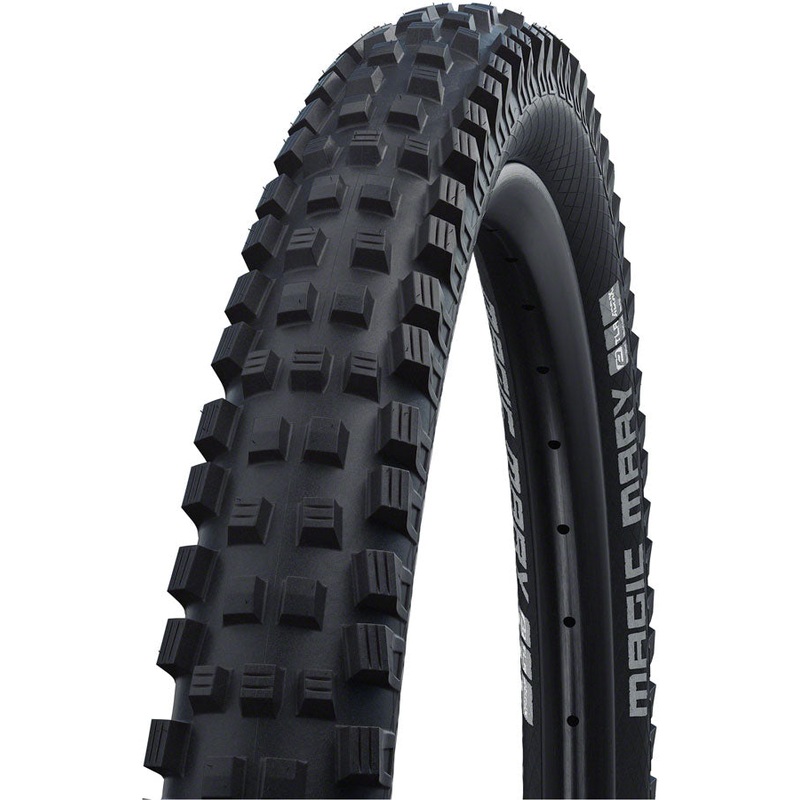 Schwalbe Magic Mary Tire – 26 x 2.35 Tubeless Folding BLK Evolution Line Super Downhill Addix Ultra Soft