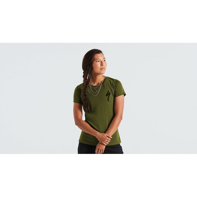 Specialized s-logo tee ss wmn olive green m