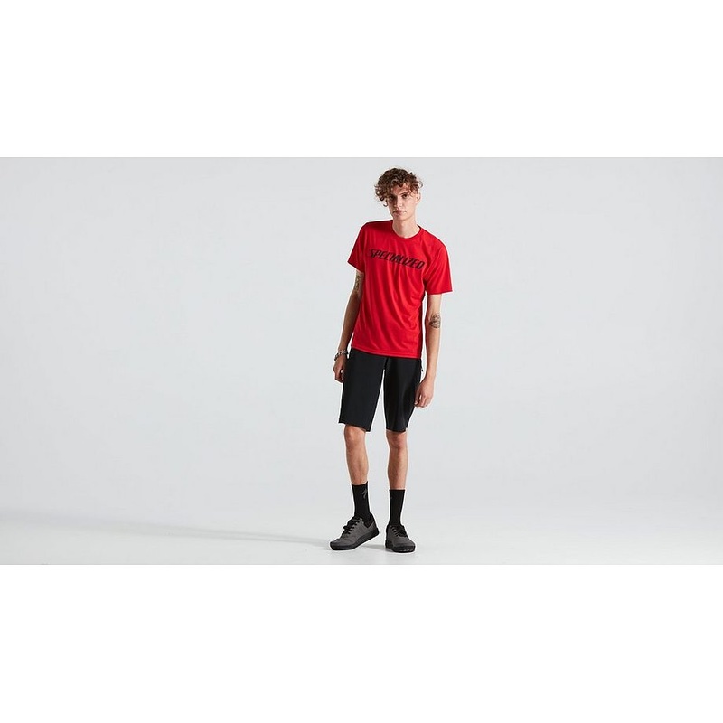 Specialized wordmark tee ss men flo red xxl