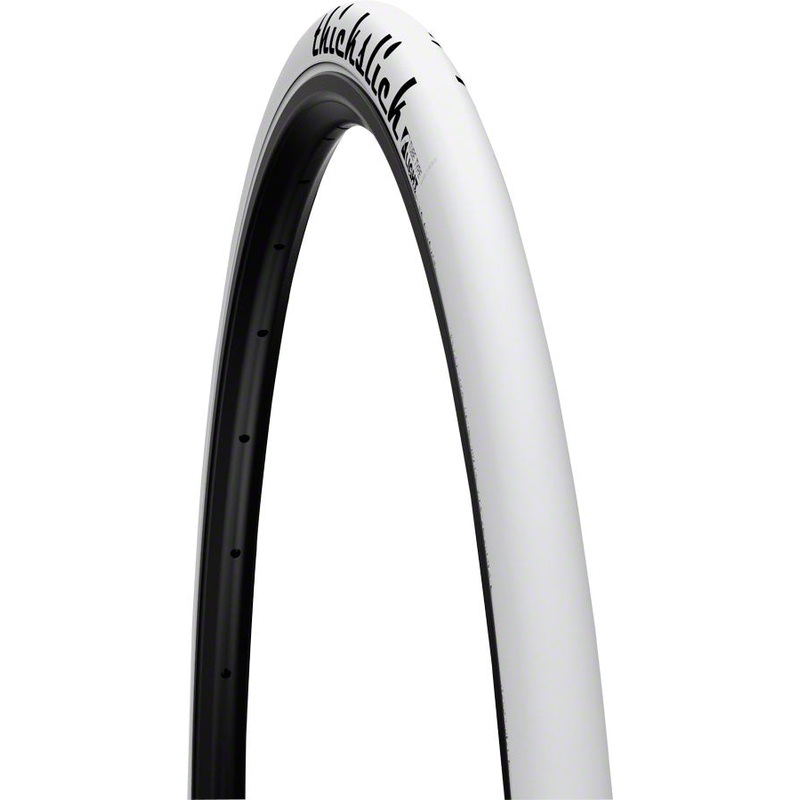 WTB ThickSlick Tire – 700 x 25, Clincher, Wire, White, Comp