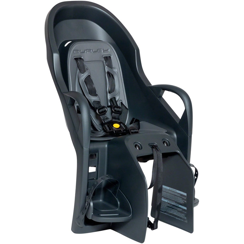 Burley Dash Frame Mount Child Seat – Black/Gray