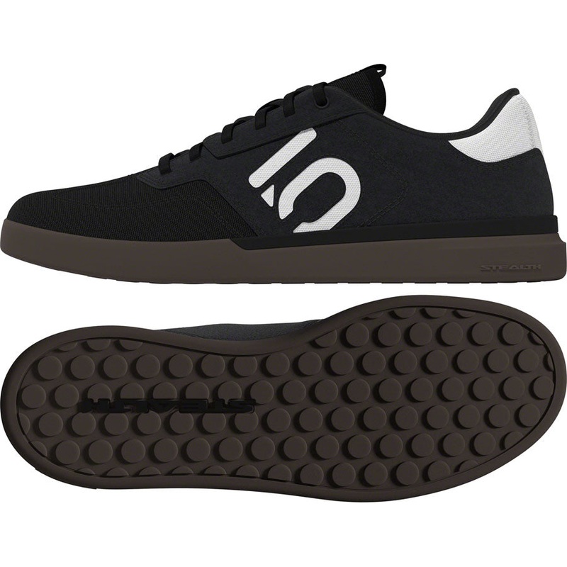 Five Ten Sleuth Canvas Flat Shoes – Mens Core BLK/Core BLK/FTWR White 6.5