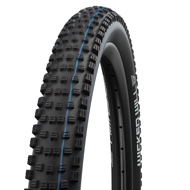 Schwalbe Wicked Will Tire – 27.5 x 2.4 Tubeless Folding BLK Evolution Line Super Ground Addix SpeedGrip
