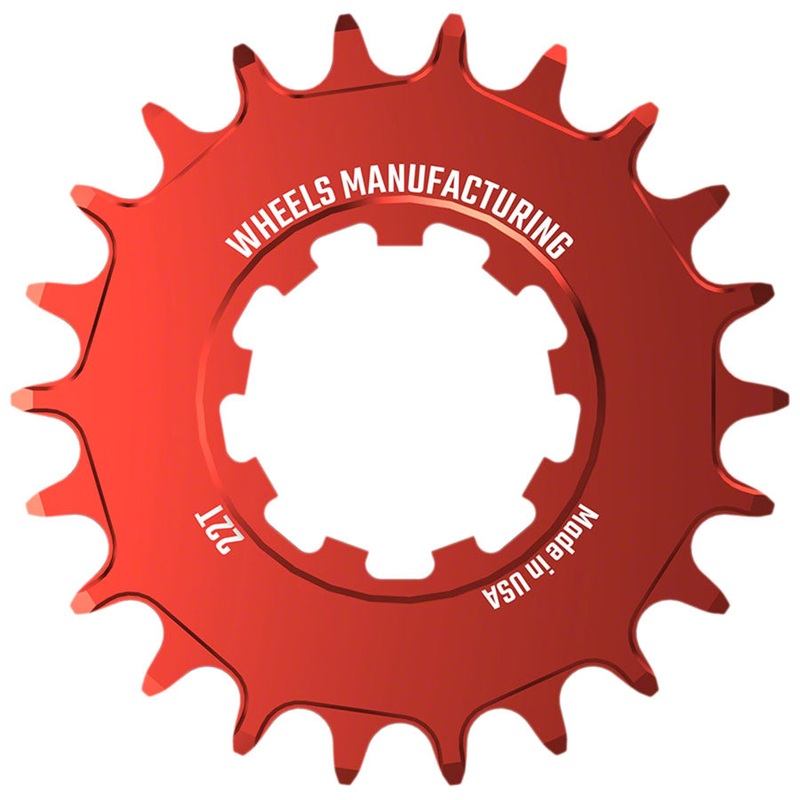 Wheels Manufacturing SOLO-SPEED Cog – 22t Fits SOLO-SPLINE SOLO-XD kits Red