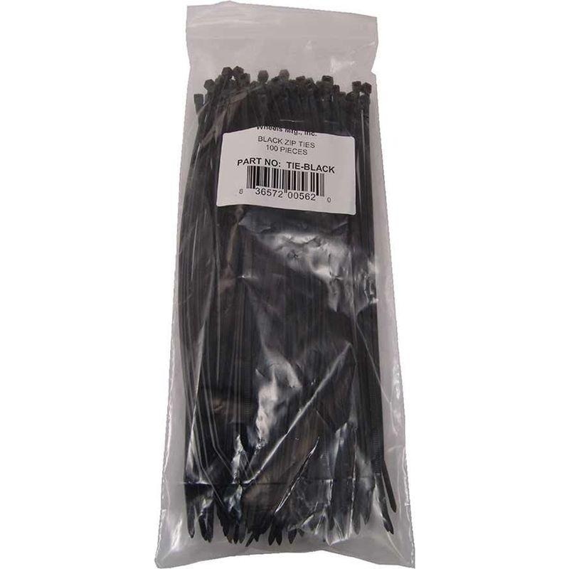 Wheels Manufacturing Zip Ties – Black 200 x 2.5mm 100ct