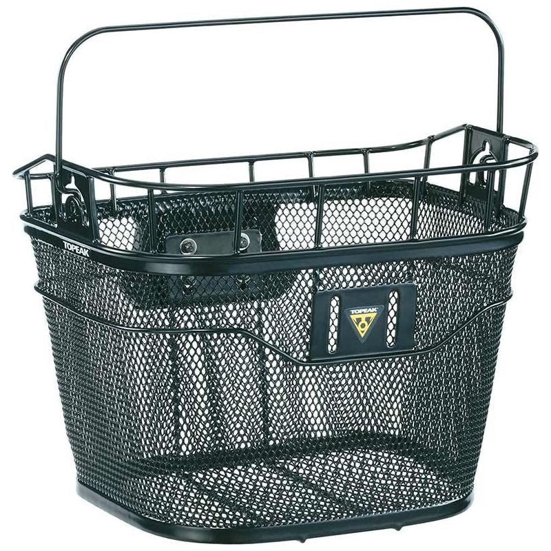 Topeak Front Basket with Fixer 3 Handlebar Bracket: Black