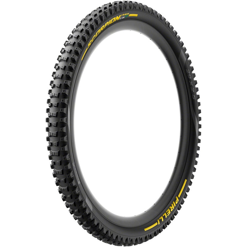Pirelli Scorpion Race Enduro T Tire – 29 x 2.5, Tubeless, Folding, Yellow Label Team Edition, DualWALL, SmartEVO DH