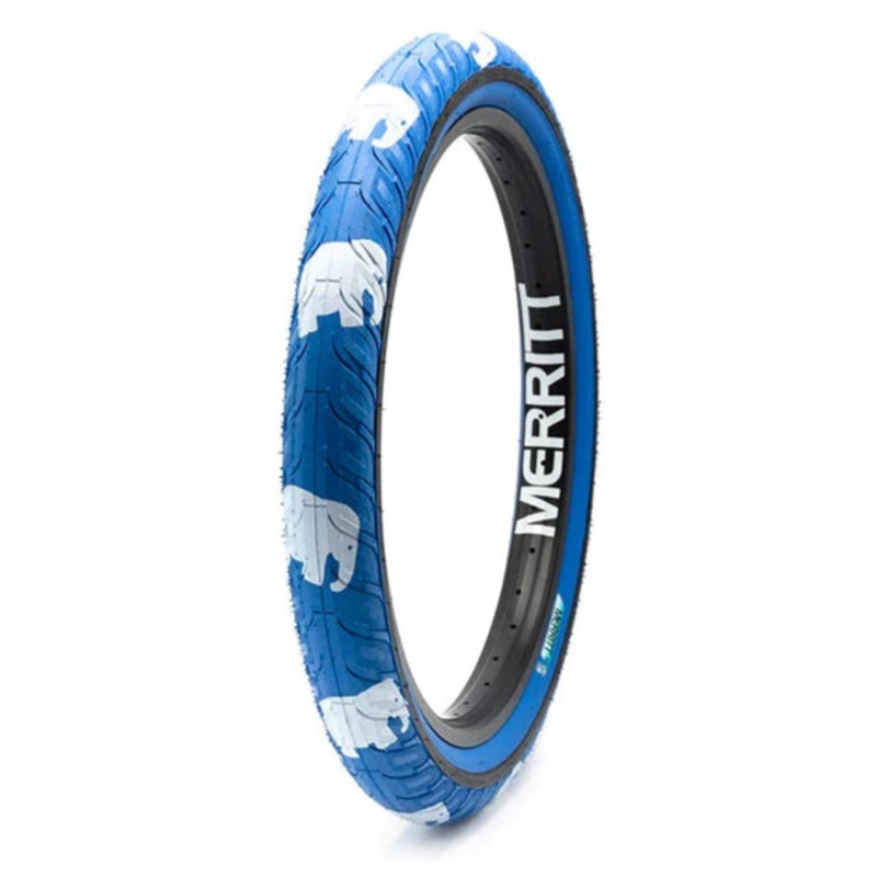 20×2.35 Merritt BMX Billy Perry/FTL Option “Slidewall” Tire – 110psi – Blue & White