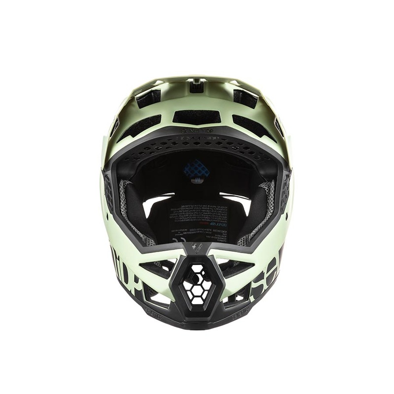 7iDP Project 23 Fiber Glass Full Face Helmet XL 61 – 62cm Glacier Green/Black