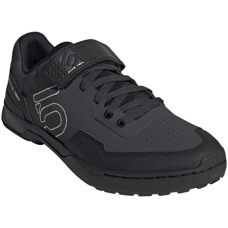 Five Ten Kestrel Lace Clipless Shoes – Mens Carbon / Core BLK / Clear Gray 6.5