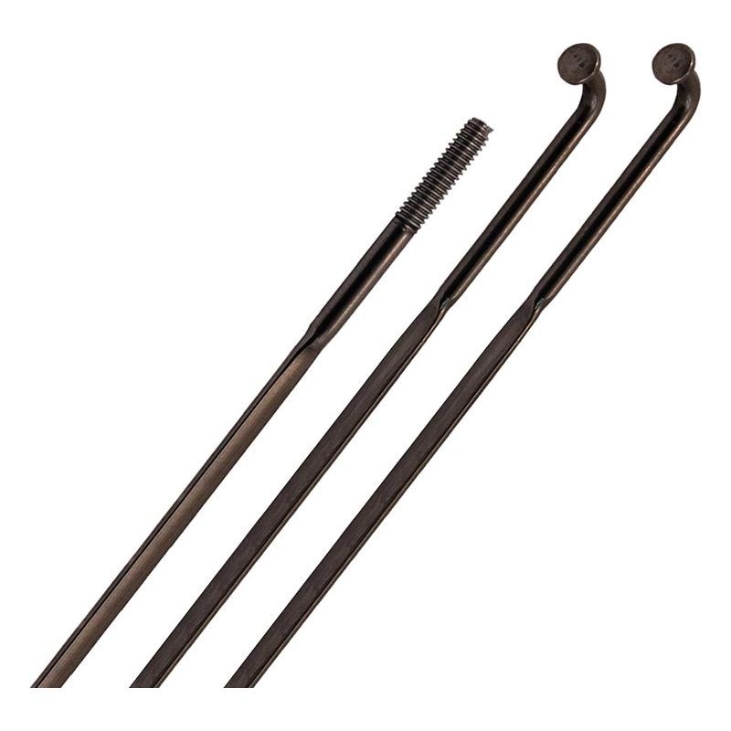 Zipp, CX-Ray Black J-Bend TCS, Spokes, CX-Ray J-Bend, Black, Length: 232, 3pcs
