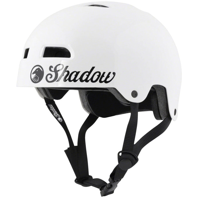 BMX Helmet The Shadow Conspiracy Classic BMX/Skate ABS Shell Gloss White, XX-Large