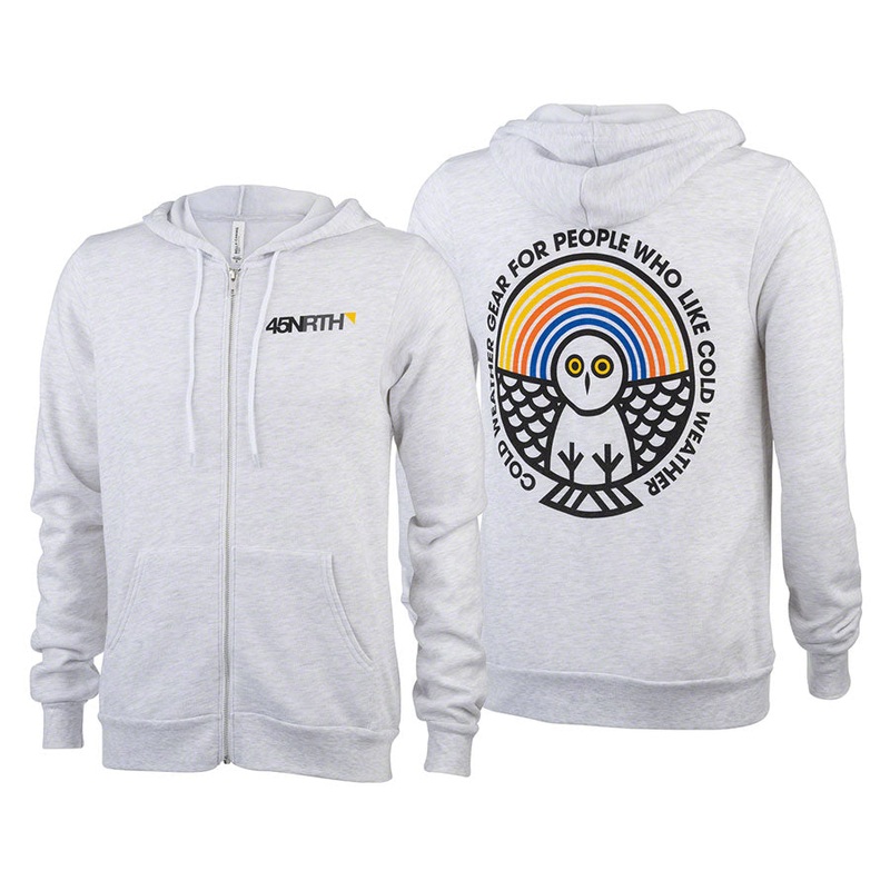 Winter Wonder Zip Up Hoodie – Unisex Ash Large