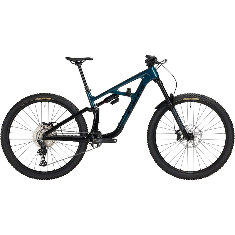 Salsa Blackthorn 145 C Deore 12 Bike – 29″ Carbon Black / Slate Small