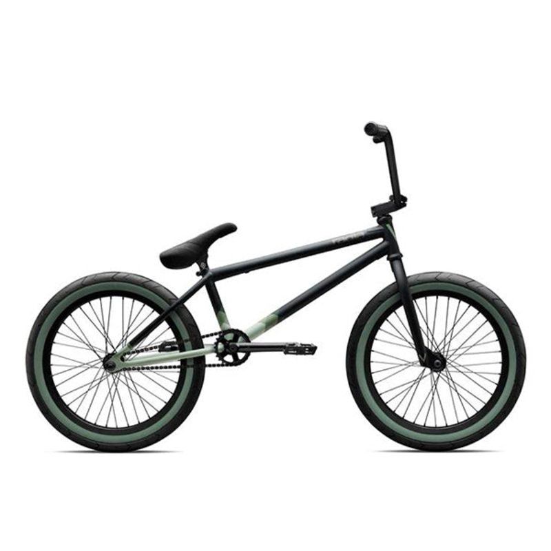 Verde Radia BMX Bike-Matte Black/Military Green