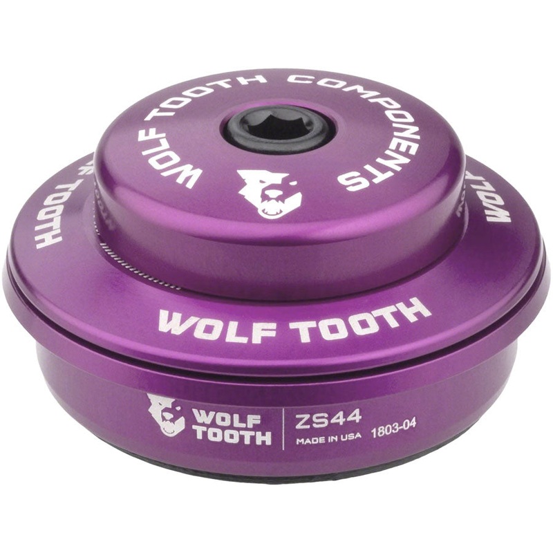 Wolf Tooth Premium Headset – ZS44/28.6 Upper, 6mm Stack, Ultraviolet Purple