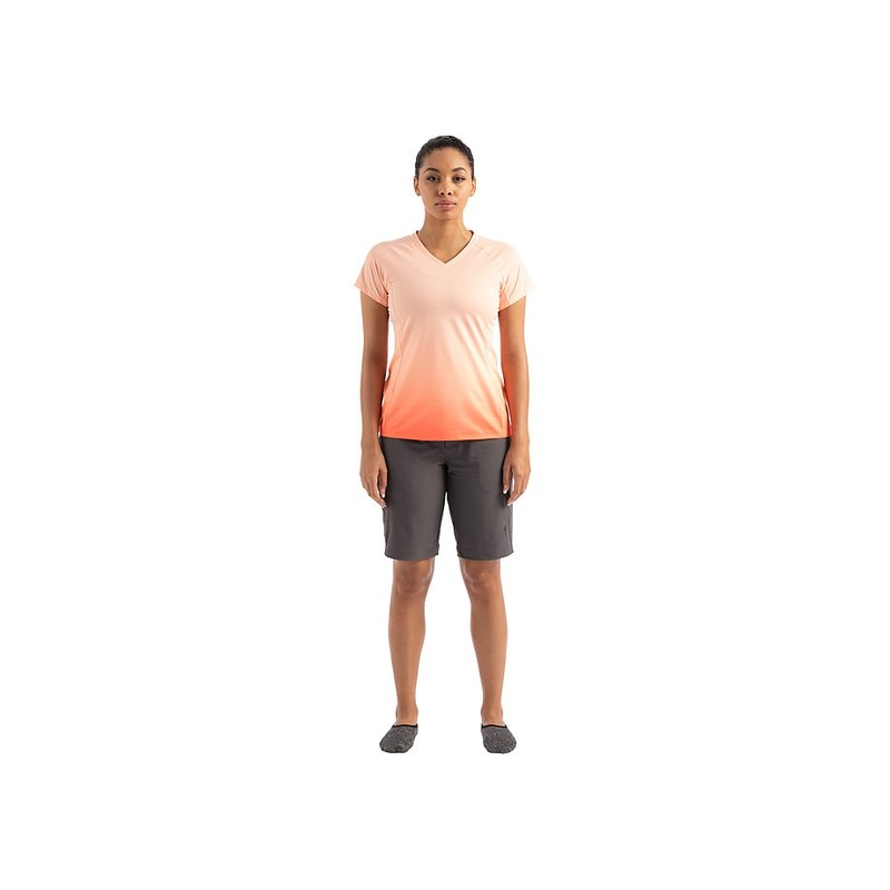 2020 SPECIALIZED ANDORRA AIR JERSEY SHORT SLEEVE WOMEN – Ice Lava / Acid Lava Fade, X-SMALL