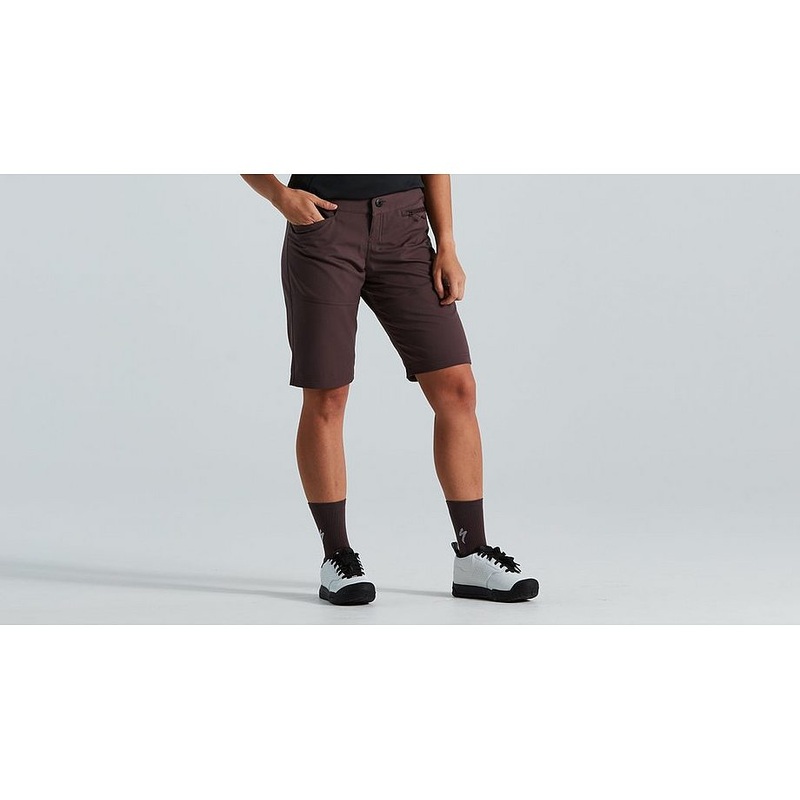 2021 SPECIALIZED WOMEN TRAIL SHORT W/LINER – X-SMALL, CAST UMBER