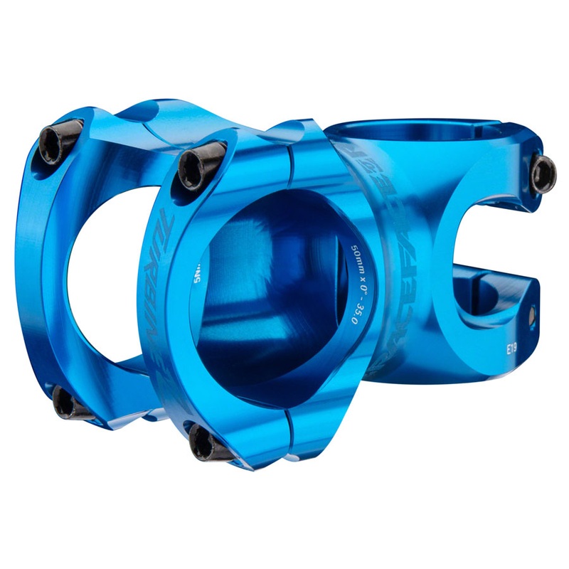 RaceFace Turbine R 35 Stem – 40mm, 35mm Clamp, +/-0, 1 1/8″, Blue