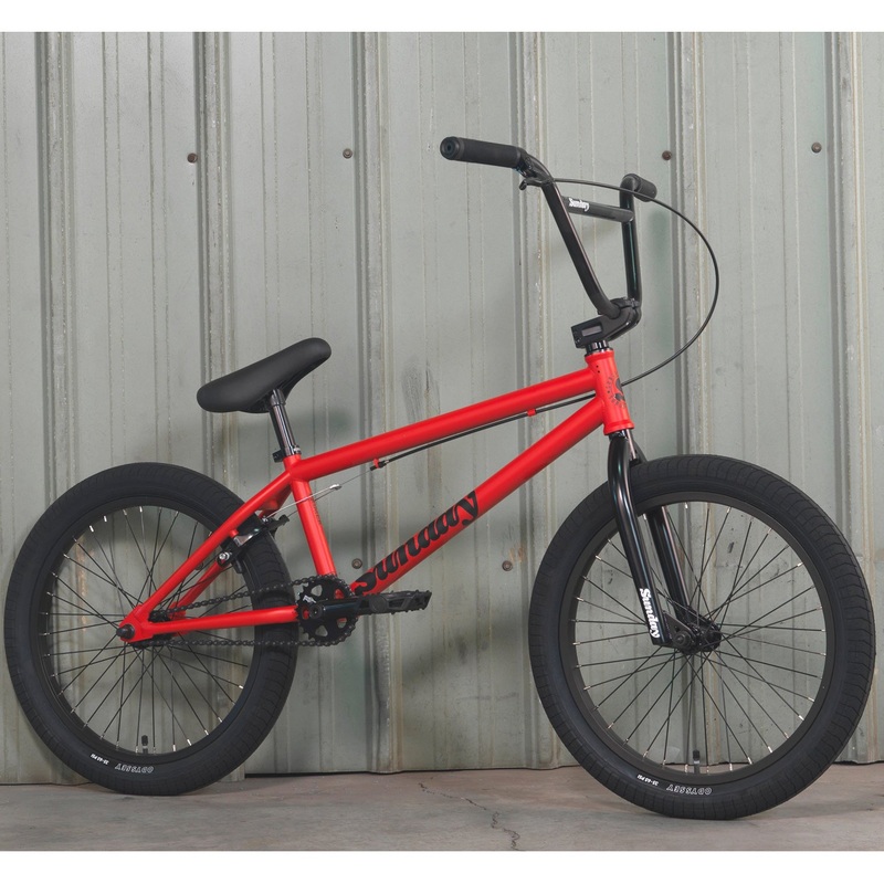 Sunday Primer 20.75″TT BMX Freestyle Bike-Matte Fire Engine Red
