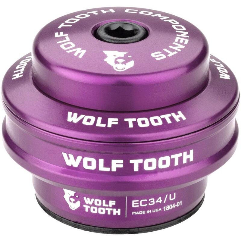 Wolf Tooth Premium Headset – EC34/28.6 Upper 16mm Stack Ultraviolet Purple