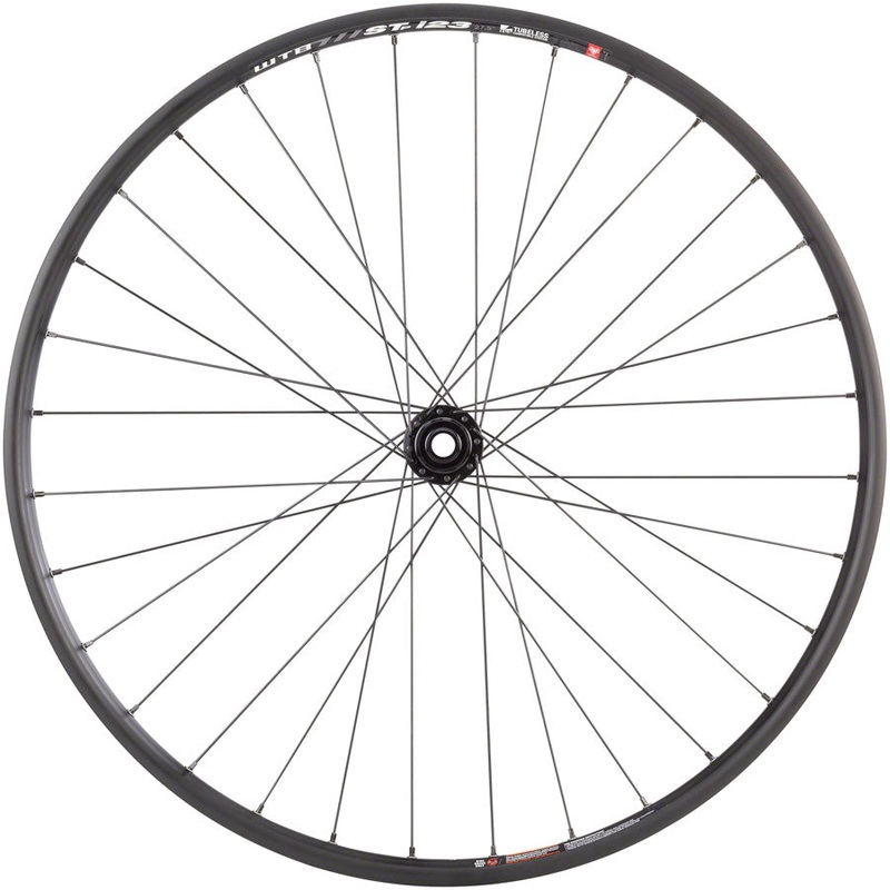 WTB ST i23 TCS Disc Front Wheel – 27.5″ 650b 15 x 110mm Boost ,Center-Lock, Black
