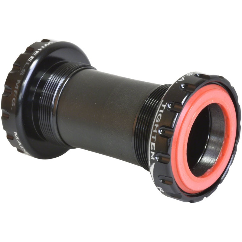 Wheels Manufacturing BSA English Threaded Bottom Bracket – DUB Spindle, ABEC-3 Bearing, Black