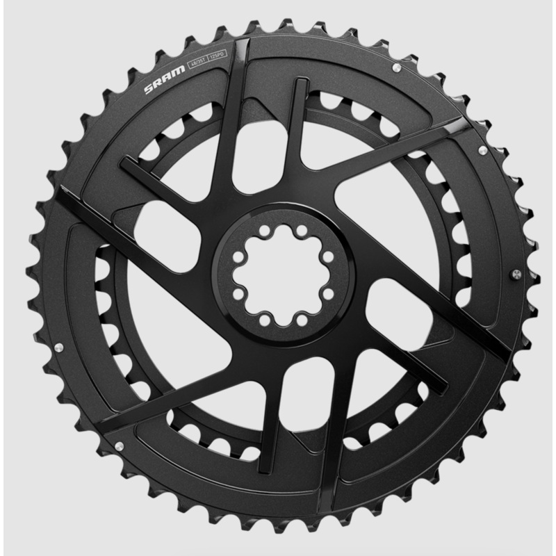 SRAM Rival 2x Chainring Kits 48/35t & 46/33t Aluminum Aluminum for 12-Speed, Direct Mount, Black, Precision Shifting, X-Range Technology