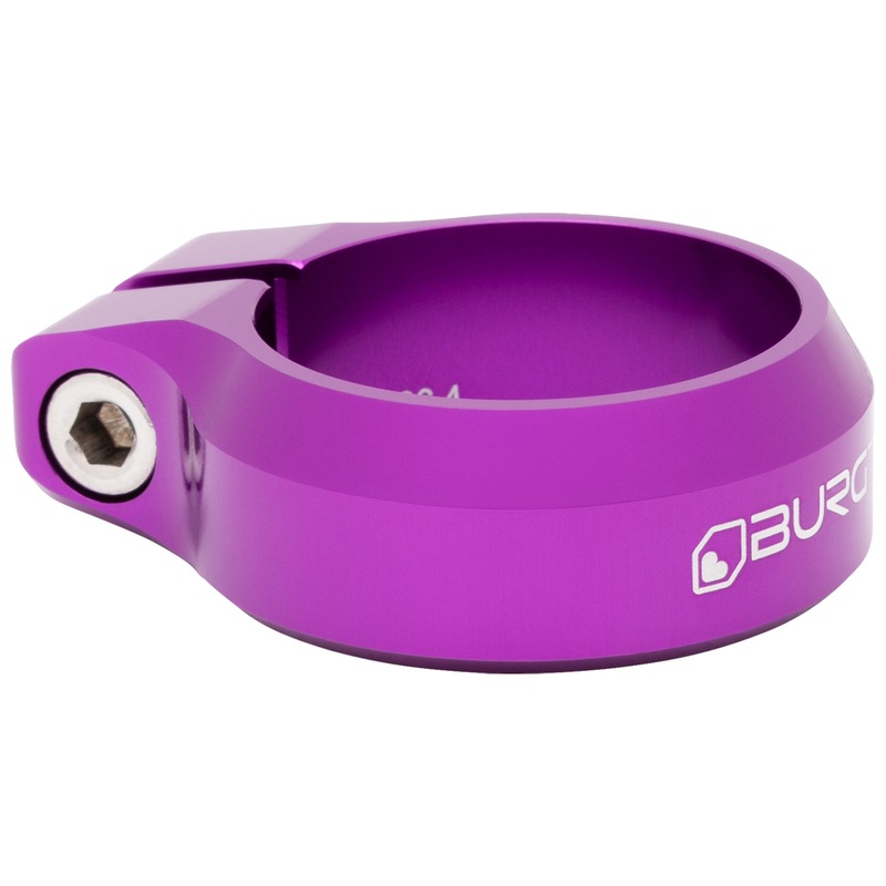 Burgtec Seat Clamp – 36.4mm Diameter – Purple Rain