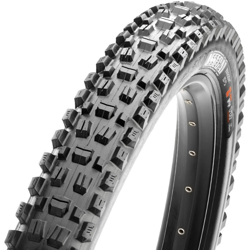 Maxxis, Assegai, Tire, 29”x2.50, Folding, Tubeless Ready, 3C Maxx Grip, Double Down, Wide Trail, 120x2TPI, Black