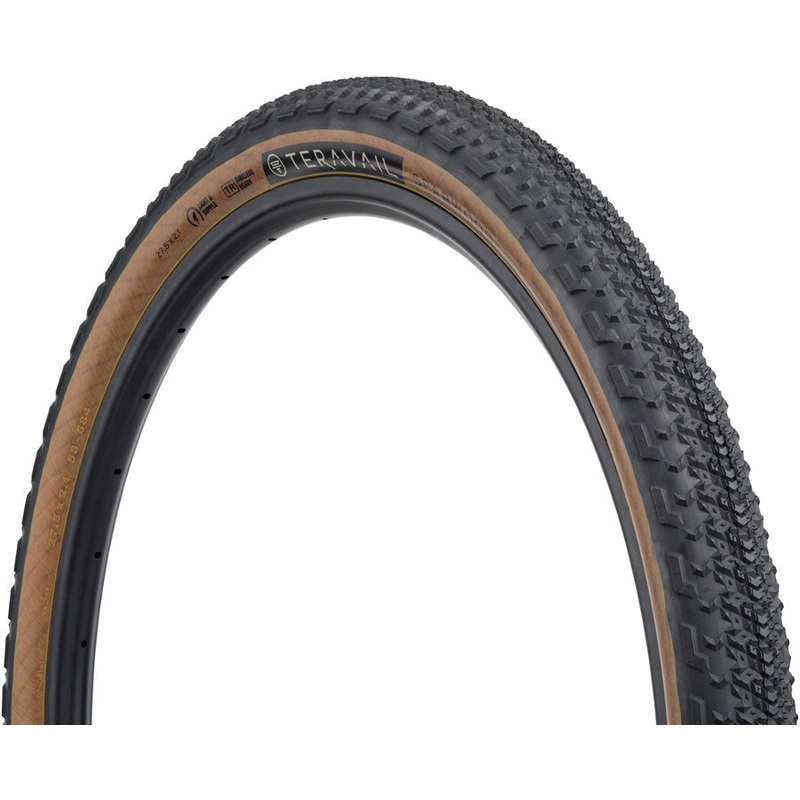 Teravail Sparwood Tire – 27.5 x 2.1, Tubeless, Folding, Tan, Light and Supple