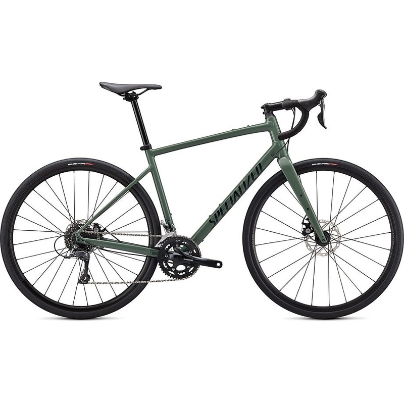 2021 Specialized diverge e5 bike gloss sage green/forest green/chrome/clean 49