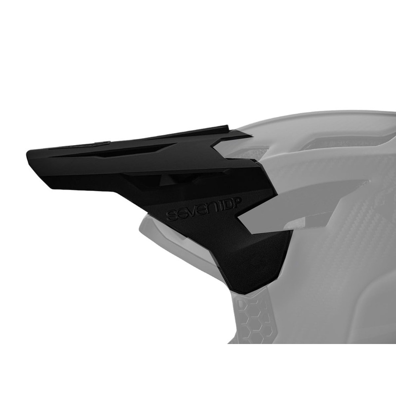 7 iDP PROJECT 23 Helmet Visor – Carbon – Black-Raw Carbon