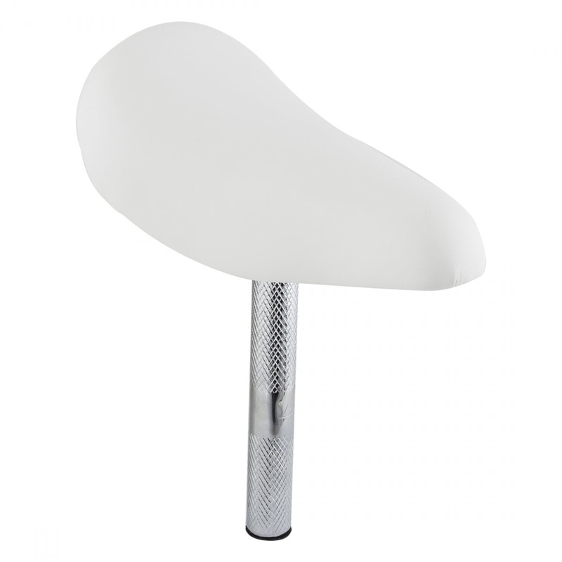 Bike Saddle Sun Bicycles Sun Replacement Lil Raskal W/Post Wh