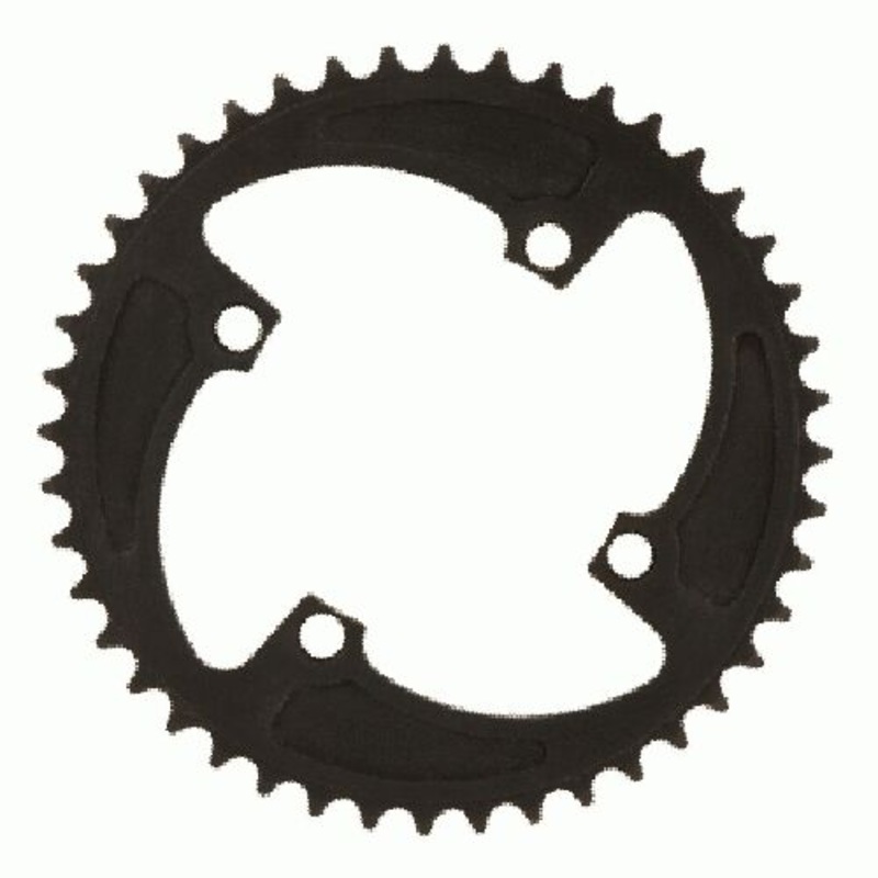 MCS 47t BMX Chainring – Black – 104mm 4-bolt – USA Made