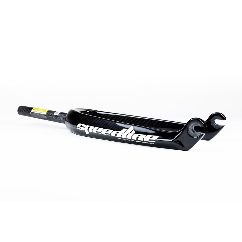 Speedline Junior Elite Carbon BMX Fork-20″x1″-10mm-Gloss Carbon